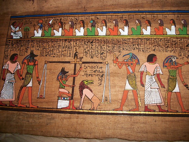 How Judgment Day looks like in Ancient Egypt via pixabay