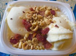 Rice pudding with ice cream & nuts by Nesreen El-Molla