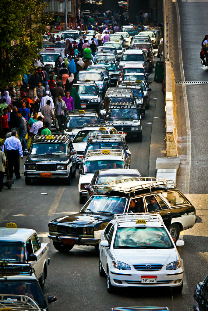 Cairo Traffic via flickr by Asim Bharwani