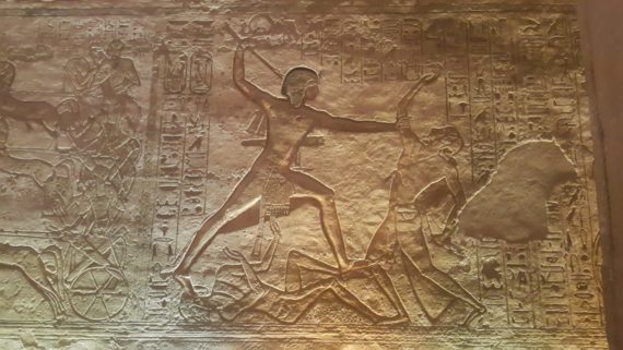 The pharaoh defeats his enemies by Mohamed Said