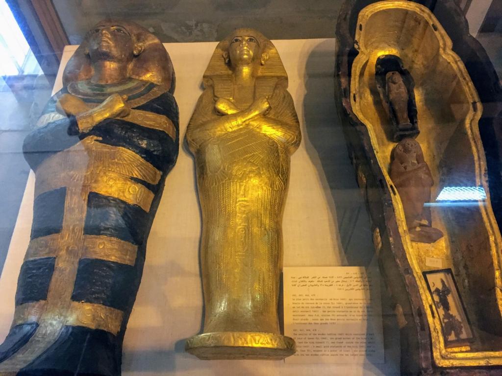 Royal Coffins at the Egyptian Museum by Bassem Sameh