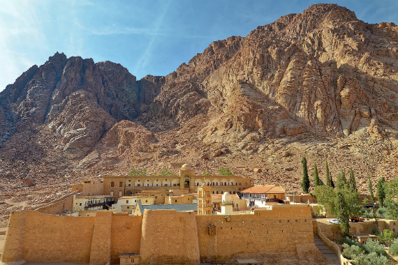 Monastery of St. Catherine in Katerina, South Sinai via pixabay