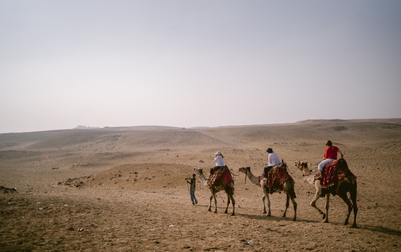 Giza Pyramids by Peter Loza