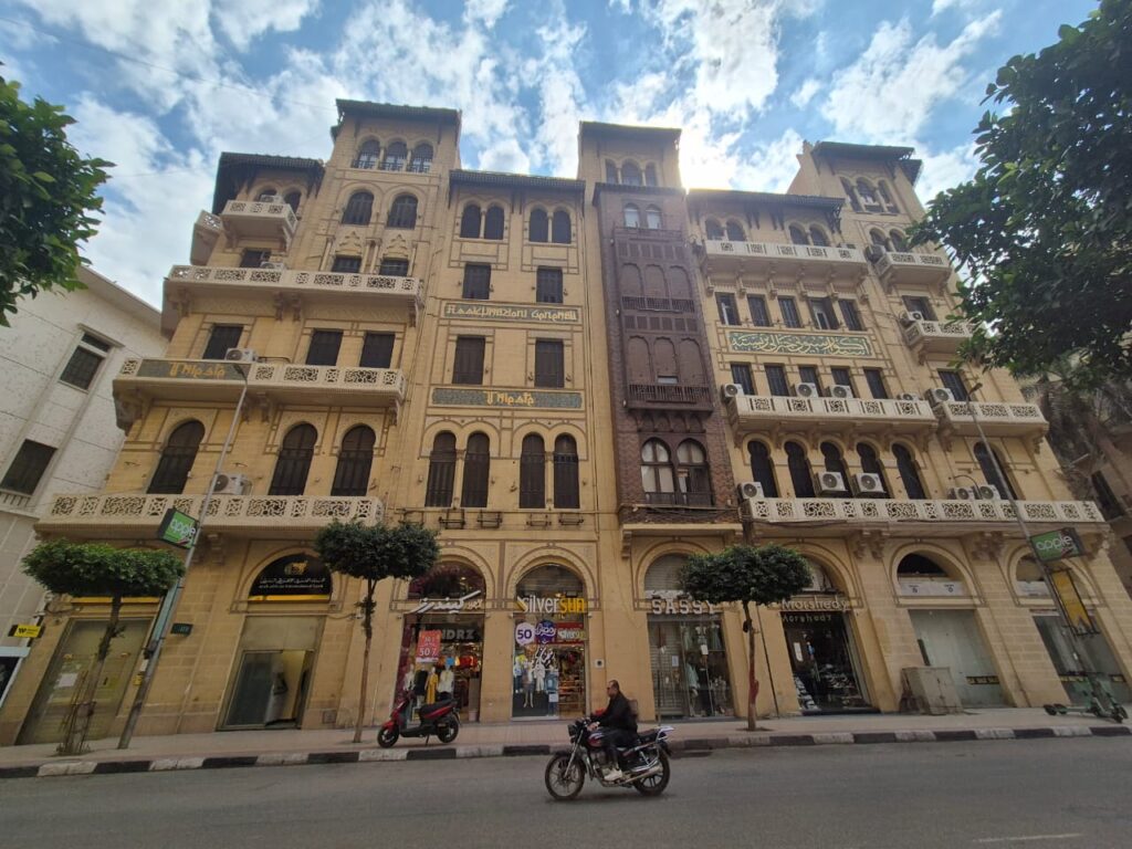 Full view of Assicurazione Generali Di Trieste Building in Downtown Cairo by Passainte Assem
